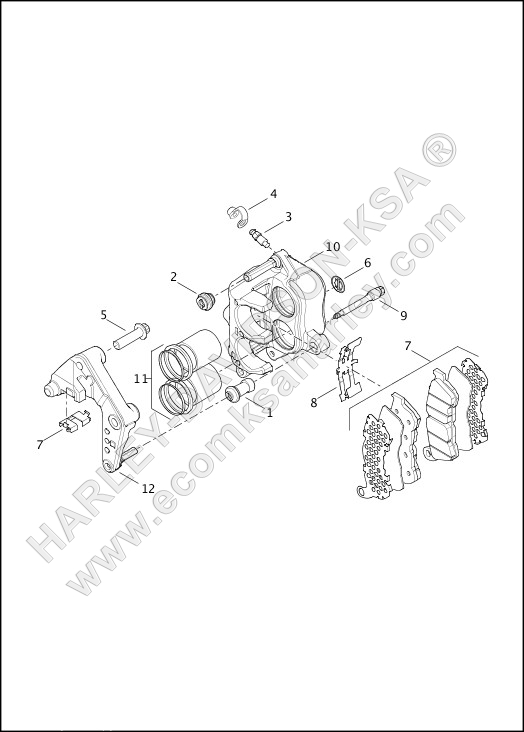 BRAKE CALIPER, REAR